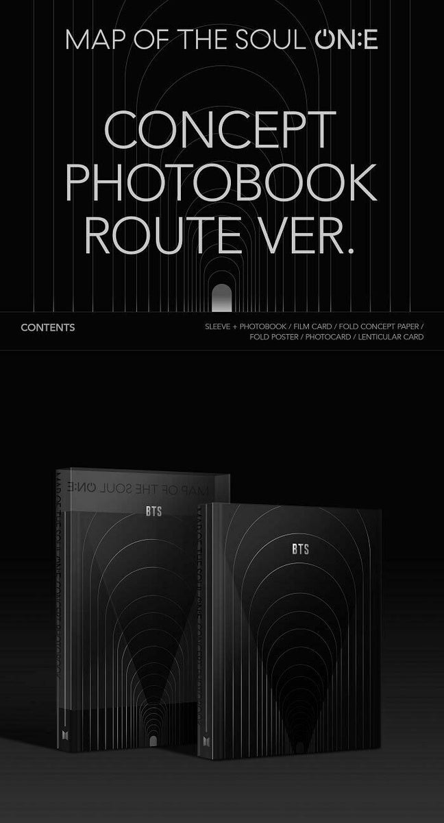 BTS Map of the Soul ON:E Concept Photobook Route version – KPOP MARKET