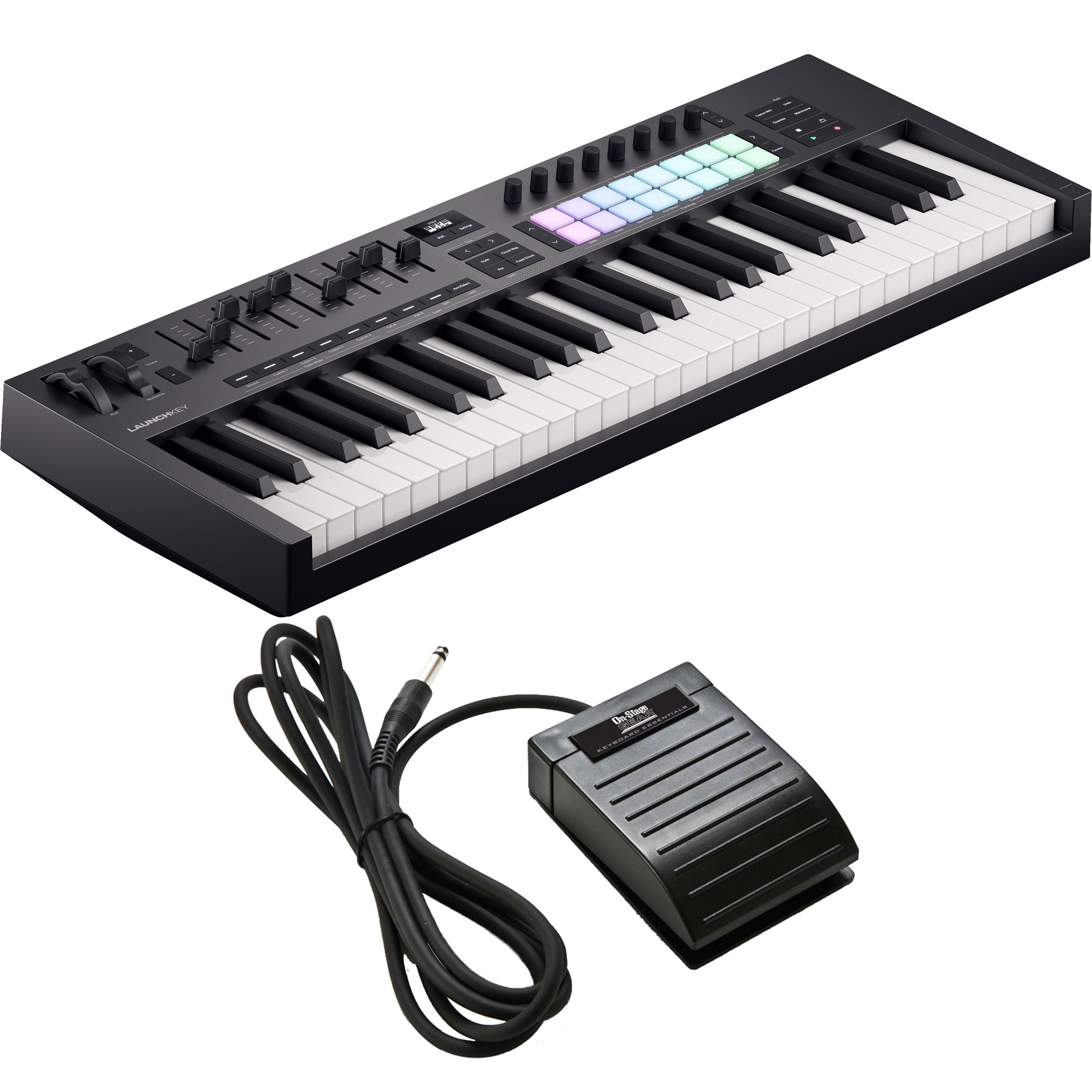 Novation Launchkey 49 Mk4 Keyboard Controller PEDAL PAK – Kraft Music