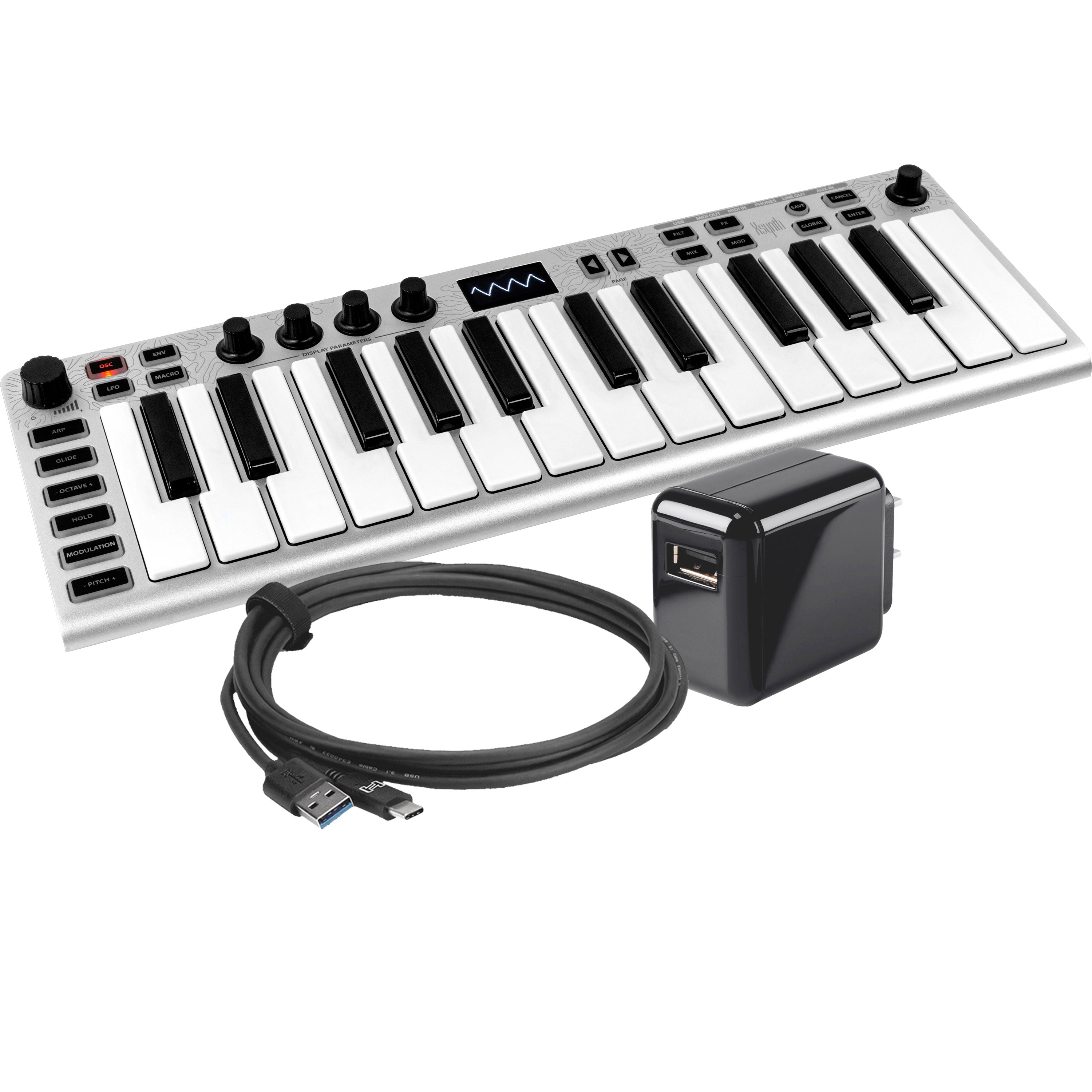 ESI Xsynth 25-Key Portable Synthesizer POWER KIT – Kraft Music