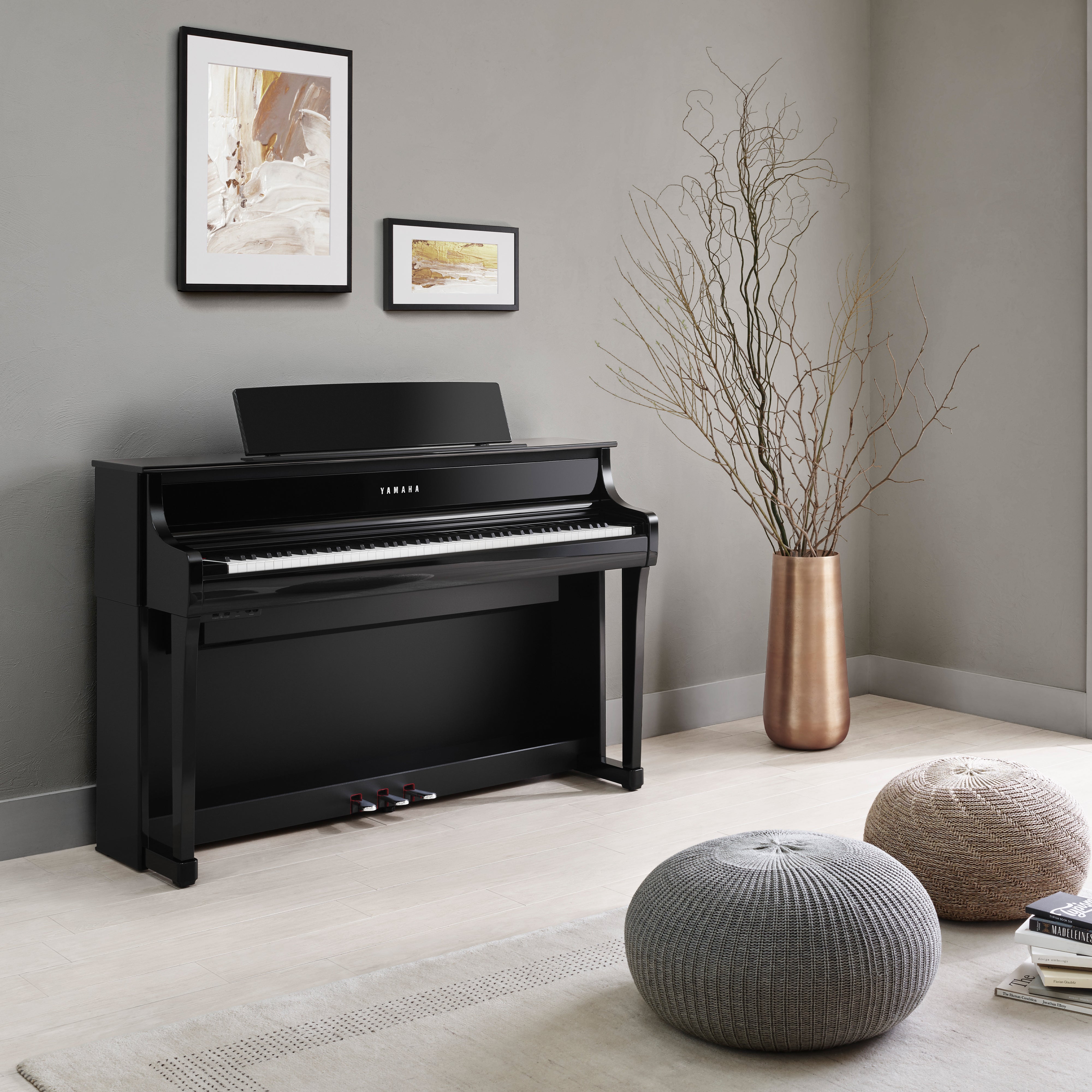 Yamaha Clavinova CLP-875 Digital Piano - Polished Ebony – Kraft Music