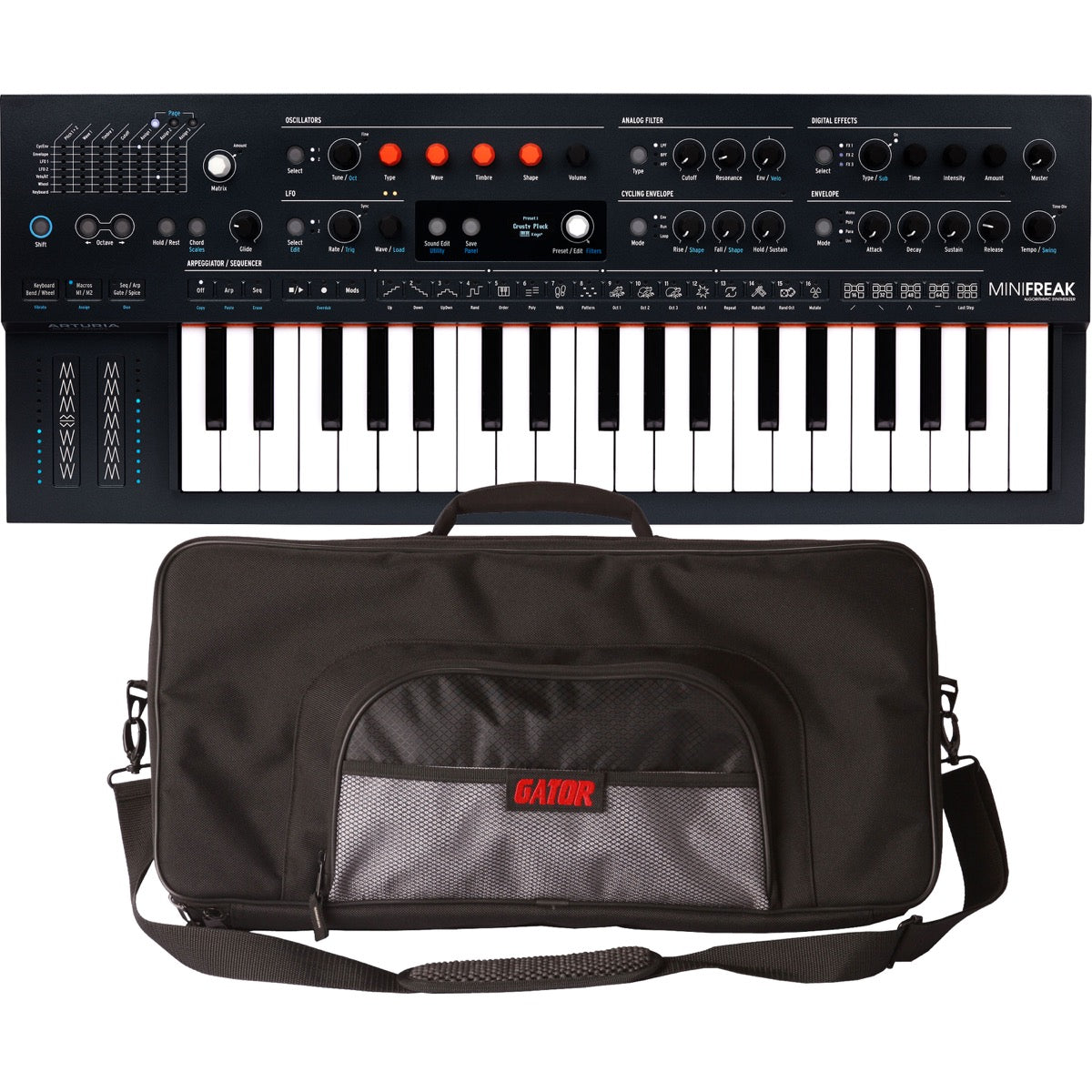 Arturia MiniFreak Algorithmic Synthesizer CARRY BAG KIT – Kraft Music
