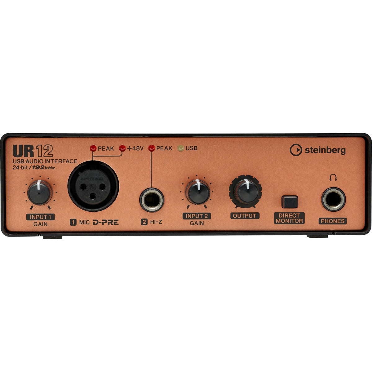 Steinberg UR12B USB Audio Interface - Black/Copper – Kraft Music