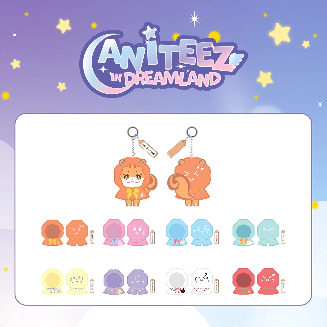 ATEEZ - ANITEEZ [IN DREAMLAND] Plush Keyring Outfit – K Stars