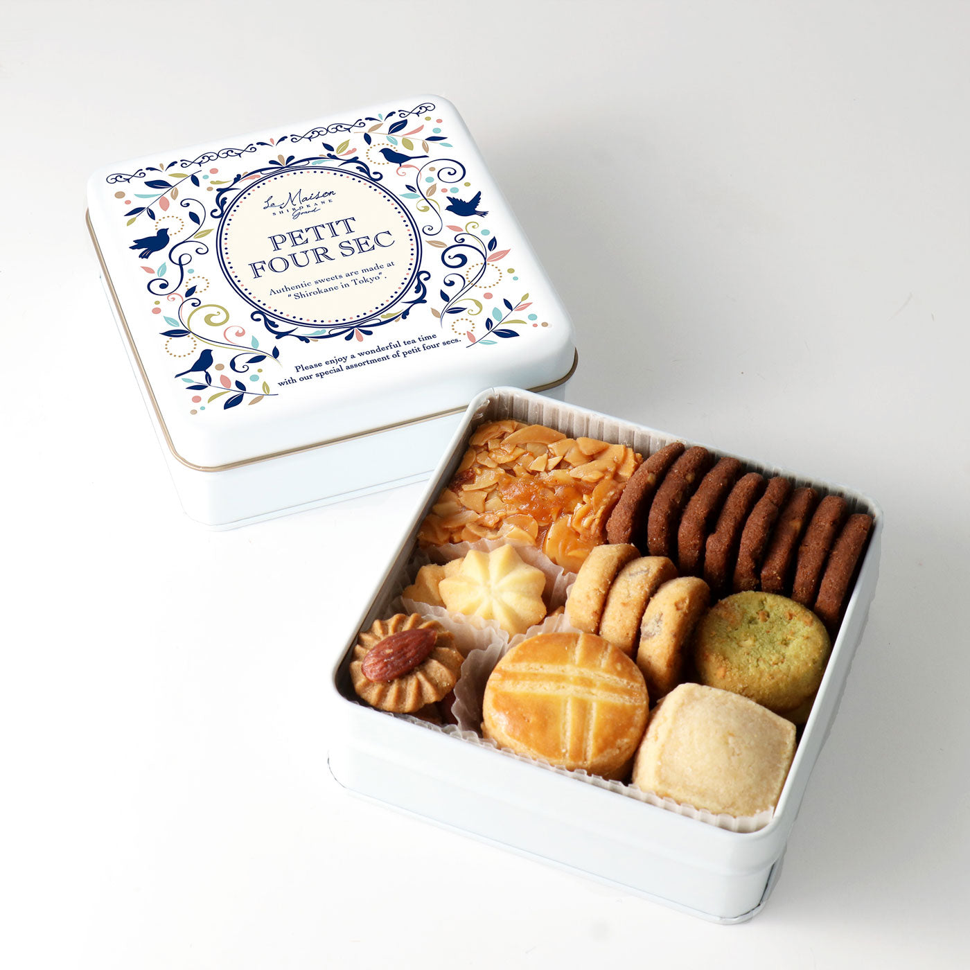 プティ フール セック缶 32枚入 クッキー缶 焼菓子 詰め合わせ