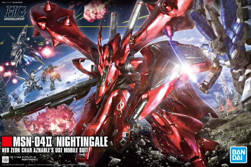 HG 1/144 HGUC MSN-04II Nightingale | Bandai Gundam Gunpla Kit | LA