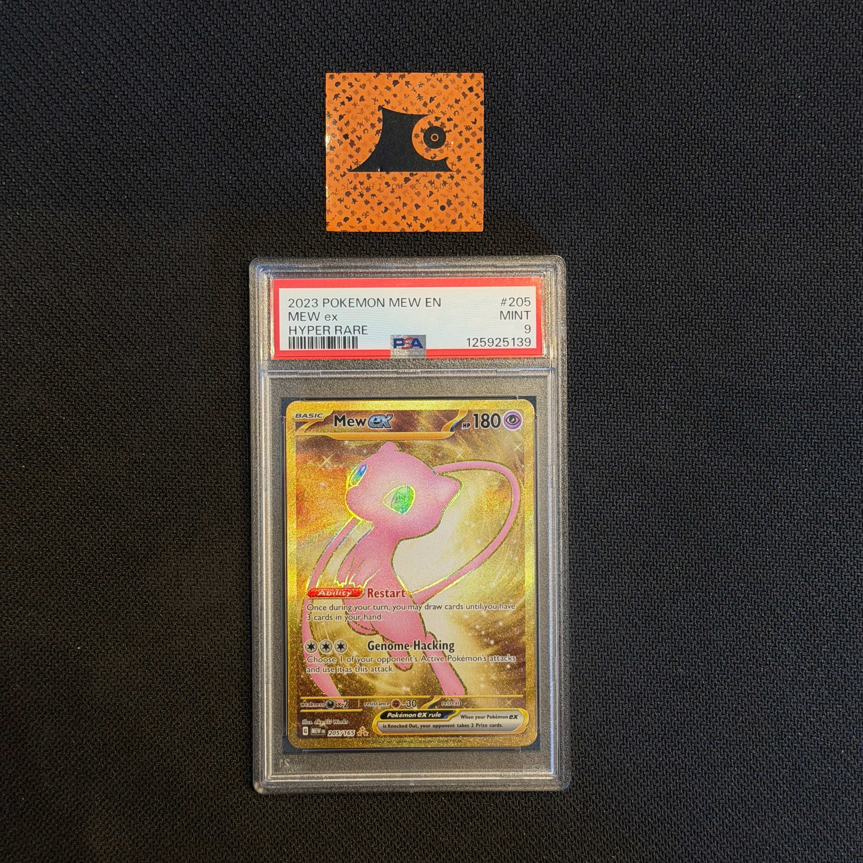 PSA 9] Pokemon TCG - Mew ex - Hyper Rare - 205/165 - 151 – Light