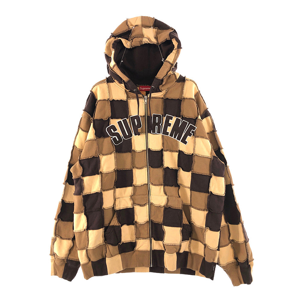 Supreme シュプリーム Reverse Patchwork Zip Up Hooded