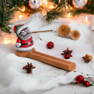 Santa Figure Incense Stick Holder Winter Noel – Weeds