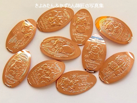 TDL＆TDS クリスマス2017メダル、2017年11月のマンスリー・メダルの