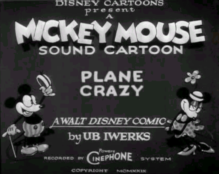 ミッキー初登場 - Plane Crazy (1928) : The Walt Disney Company