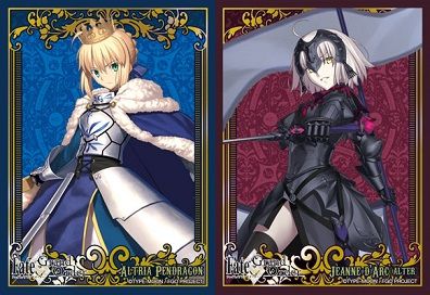 青セイバー、ジャンヌ オルタ スリーブ 予約が始まっています！FGO