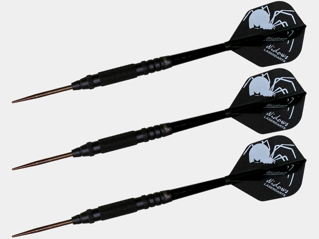 Knurl Moveable Steel Point Darts -Black Widow – LONG ISLAND DARTS