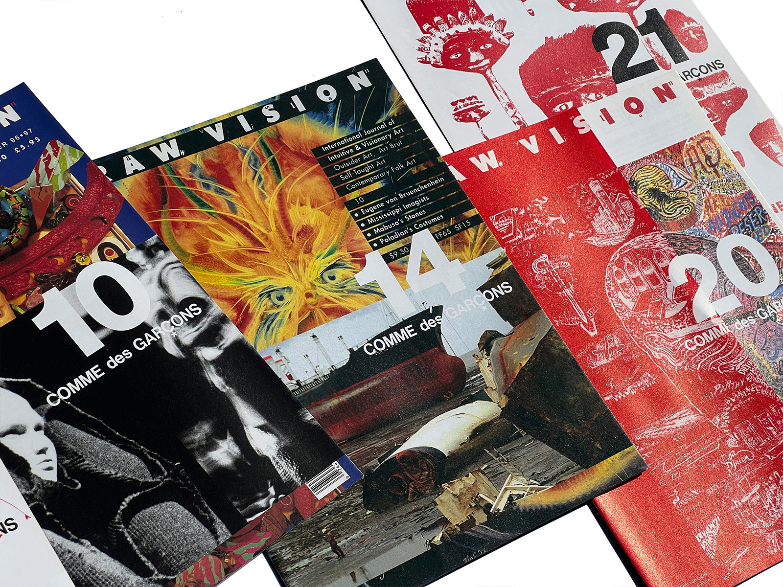 COMME des GARÇONS 2014 DMs Raw Vision set of 7 | PAGE SPREAD