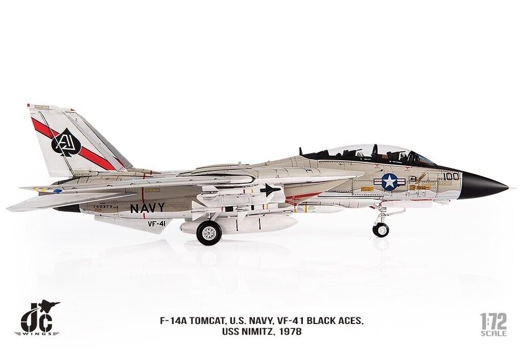 USN F-14A Tomcat AJ100 (VF-41 Black Aces, USS Nimitz, 1978) JC