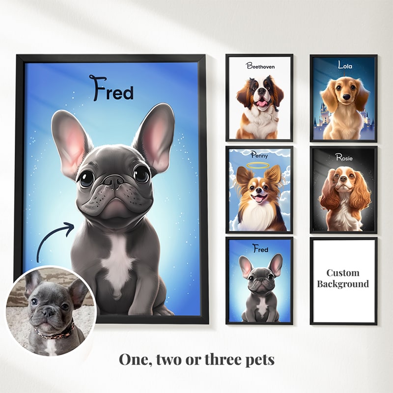 Cartoon My Dog! Disney-Style Dog Portrait · Pet Portraits