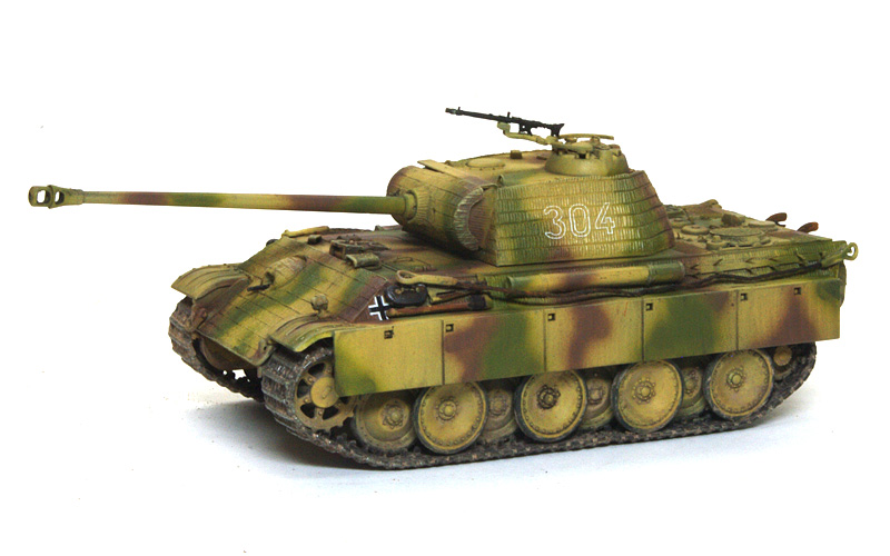 プラモ日記 » ドイツ・5号戦車パンターG初期型(1/72) その4 完成!!