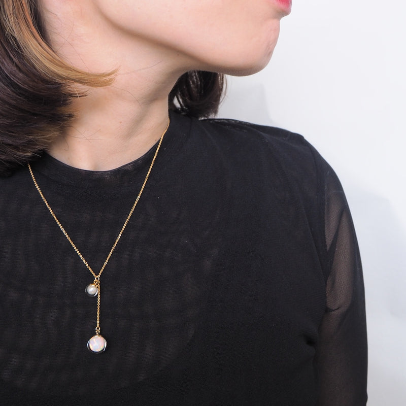 Clackers white 京都オパール k14gf ネックレス | popy-k