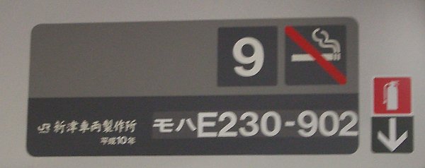 車内形式番号板の世界