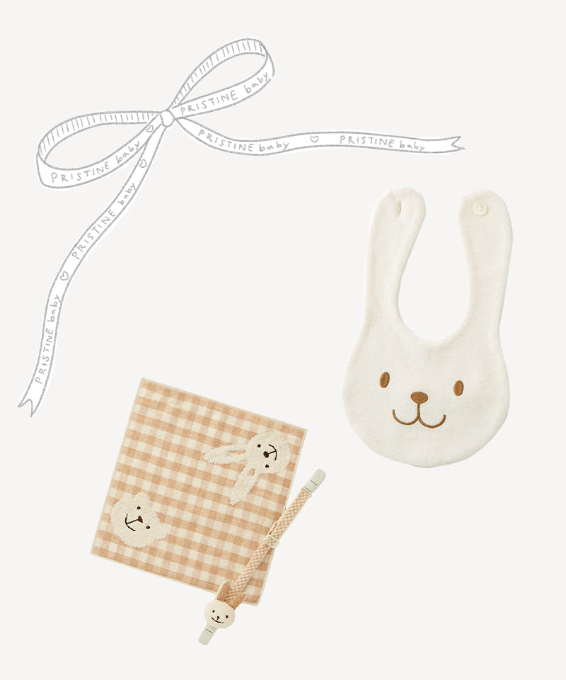 うさぎさんスタイセット / オーガニックコットン – PRISTINE