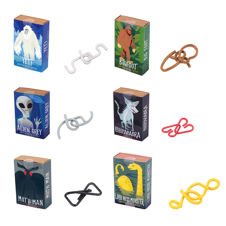 Cryptid Matchbox Puzzles – Project Genius