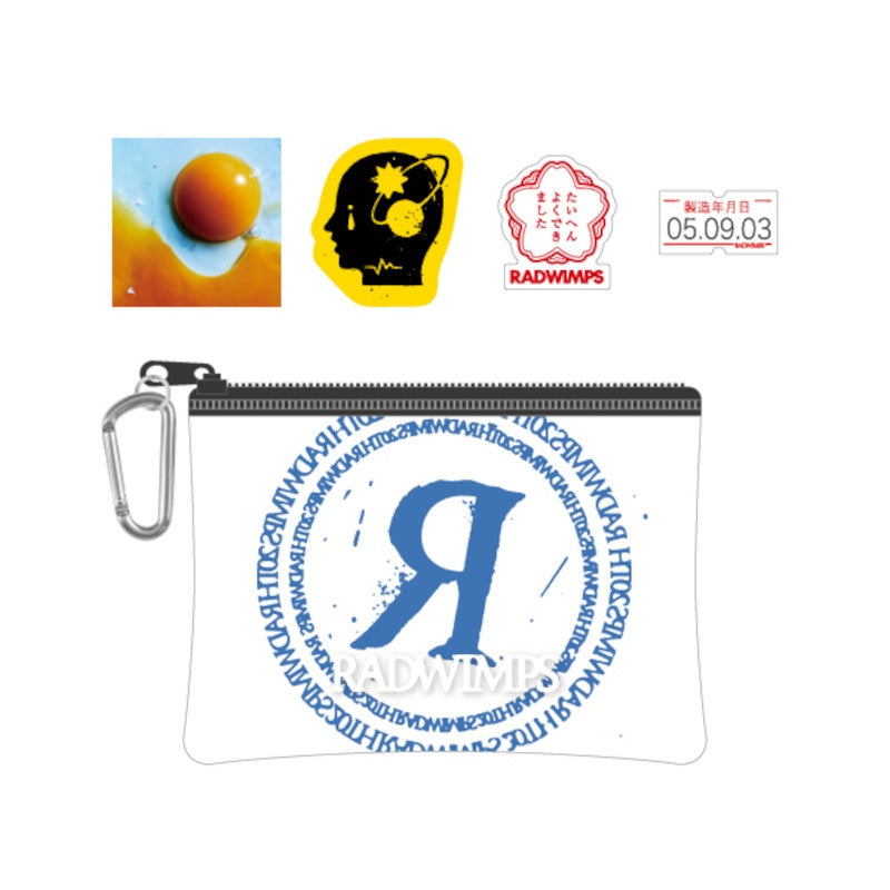 ステッカー＆クリアポーチセット – RADWIMPS ONLINE STORE