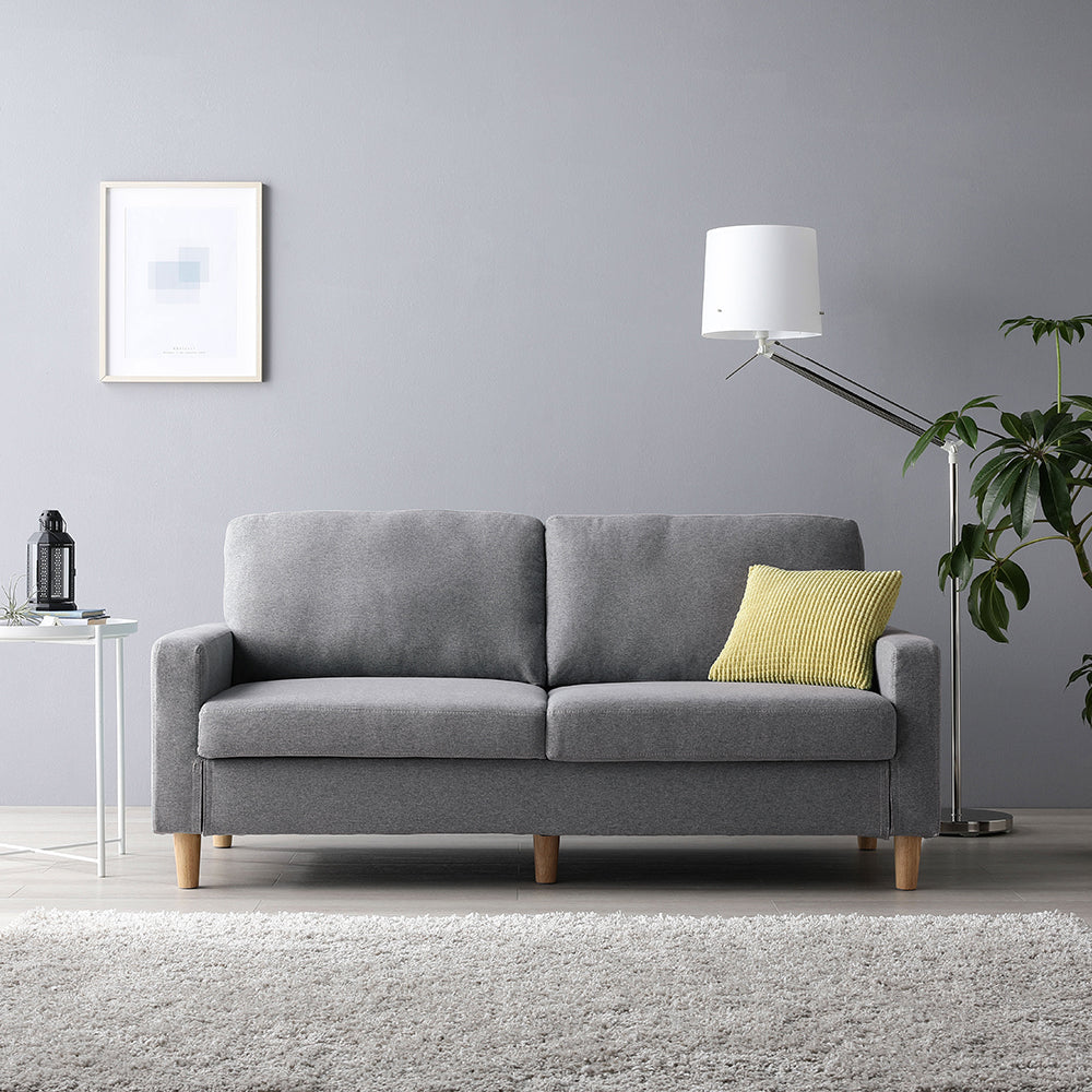 2.5人掛け 洗える着替えソファ『＆NAME アンドネーム』/脚を外せば