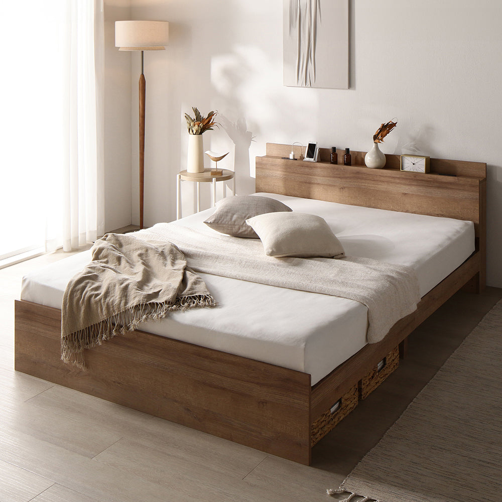 コンセント 棚付き 高さ調整すのこベッド『Asteria アステリア』/用途