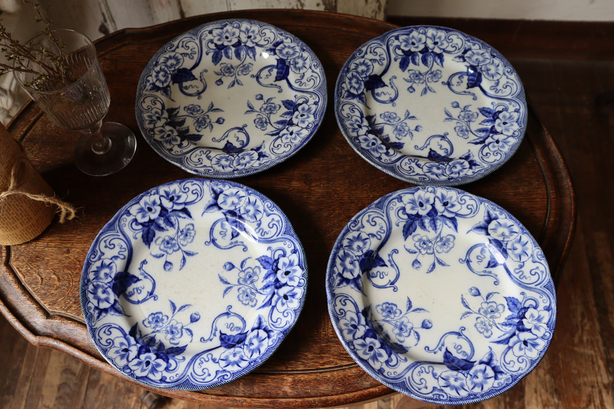 U43-1 フランスBrocante クレイユ エ モントロー FLORAシリーズ