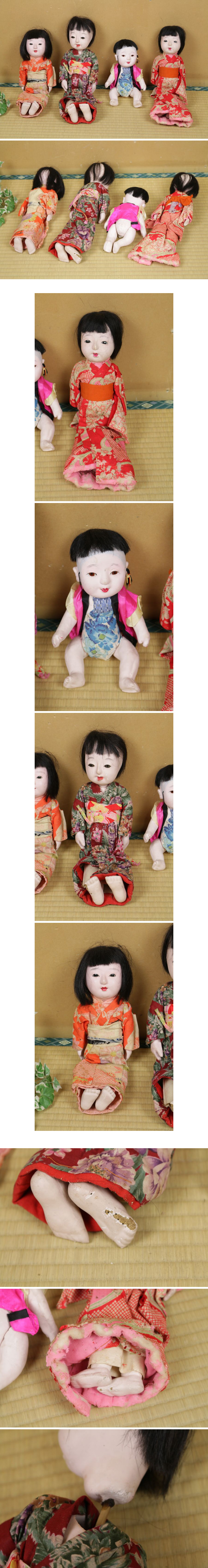 市松人形 紅白椿 好洋作 花柄和服 雛祭り 伝統工芸品 市松人形