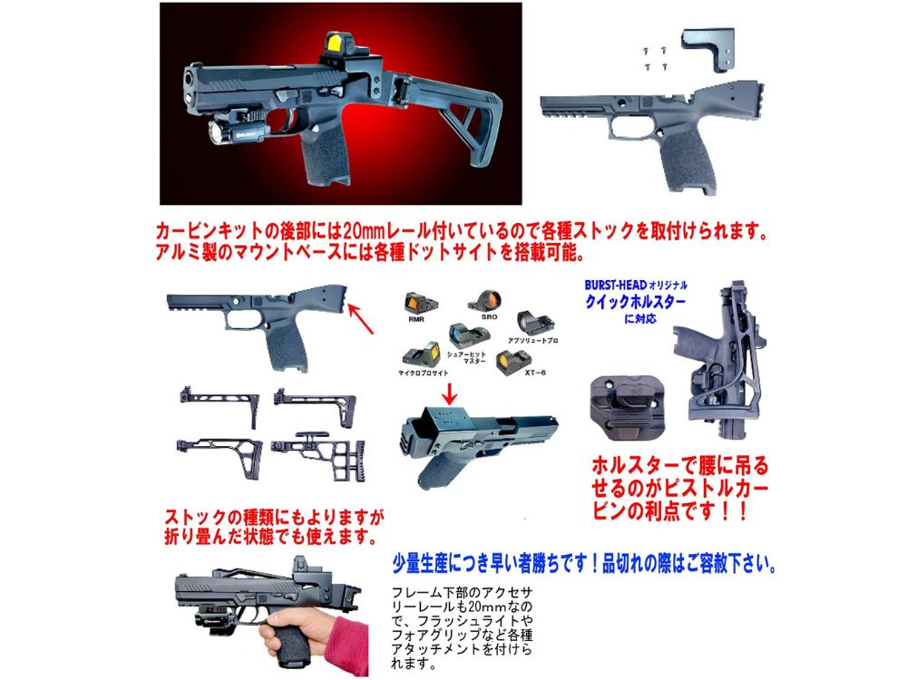 フリーダム・アート】東京マルイ P320 フルサイズ用 カービンキット