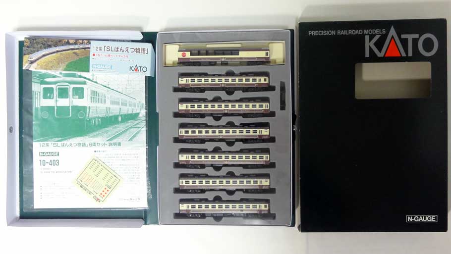 KATO Nゲージ】12系客車ばんえつ物語号旧塗装6両編成+オハ12 1701の