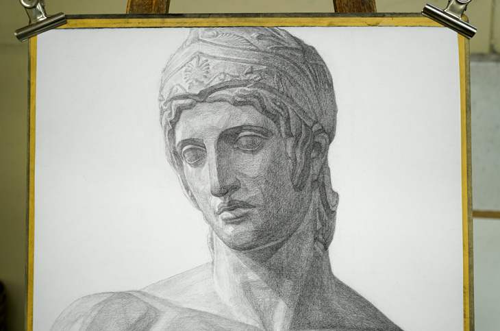 石膏デッサン マルス HIROMICHI NITAHARA