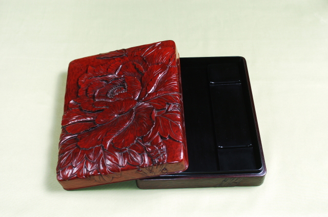 鎌倉彫 浩湖堂 硯箱 商品詳細 鎌倉彫通販の鎌倉彫どっとコム 浩湖堂