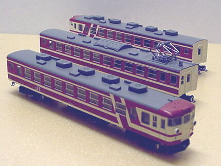 鉄道模型専門店 【165系ムーンライト 3輌セット 各色】Nゲージ