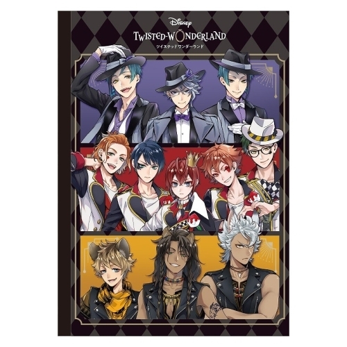 CDJapan : Disney Twisted Wonderland B5 Note Group A Collectible