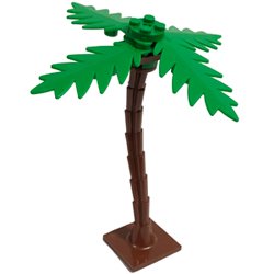 30338-192ヤシの木(ヤシの葉付き) レディシュブラウン - レゴパーツ
