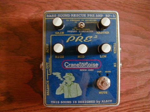 コンパクトプリアンプ： ALBIT Cranetortoise BP-1 | ベーシストと