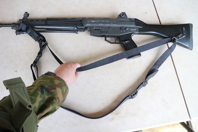装備自作その3・陸上自衛隊89式小銃官品3点スリングレプリカ（後篇