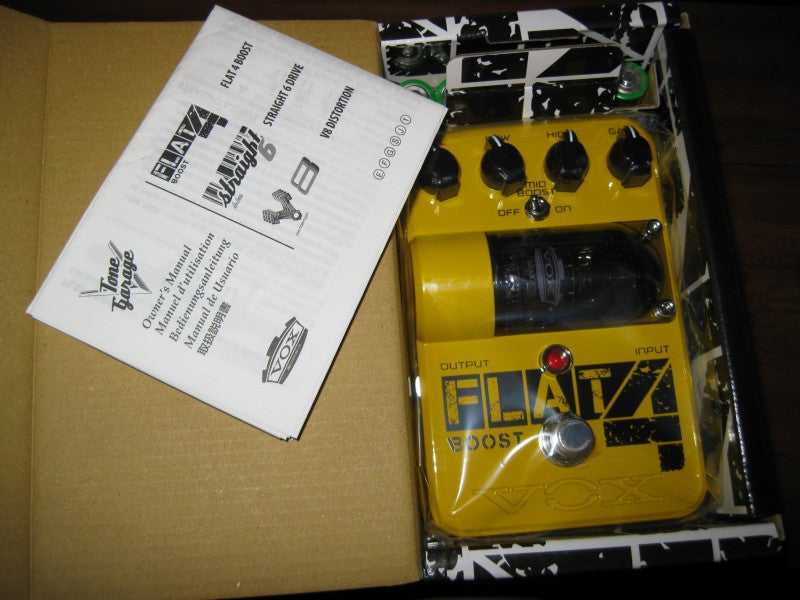 届いた・・（VOX FLAT4 Boost） | kumaxブログ