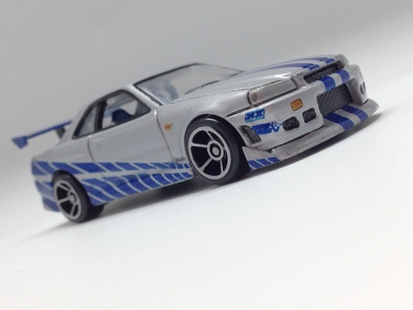 ホットウィール R34スカイラインGT-R ワイルドスピードX2 ver. | 白き