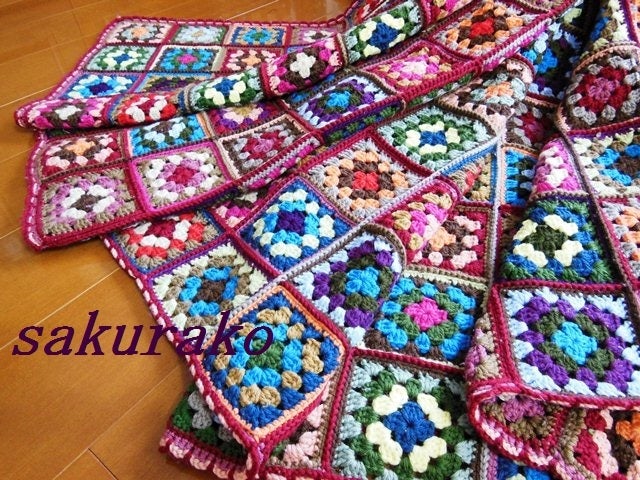 手編みのこたつカバーって気になりますか？(^^) | 初心者さんのかぎ針