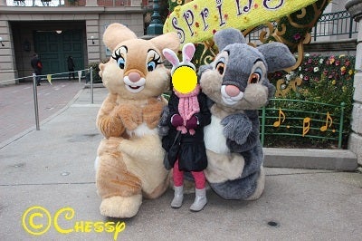 パンパン（トン助）&バニーちゃんグリ☆ 22.03.15 | ディズニーランド