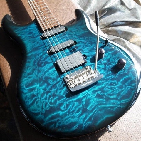 MUSICMAN BFR LUKE Bahama Blue Burst Quilt Maple | カズナブルの独り言