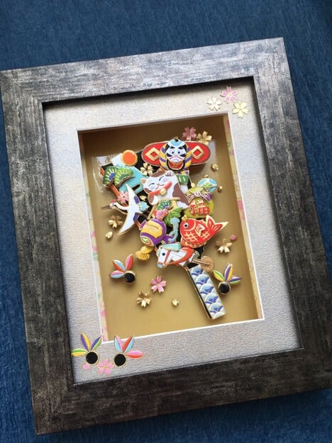 福を招く和柄〜お正月のシャドーボックス〜 | シャドーボックス作家