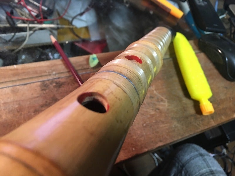 泉州オリジナル1尺8寸管 音程調整 | 山田典山のブログ・・・ 「和