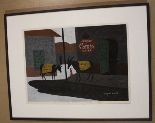 斎藤清 木版画 メキシコ（2）入荷 】 | 福島県郡山駅前の画廊