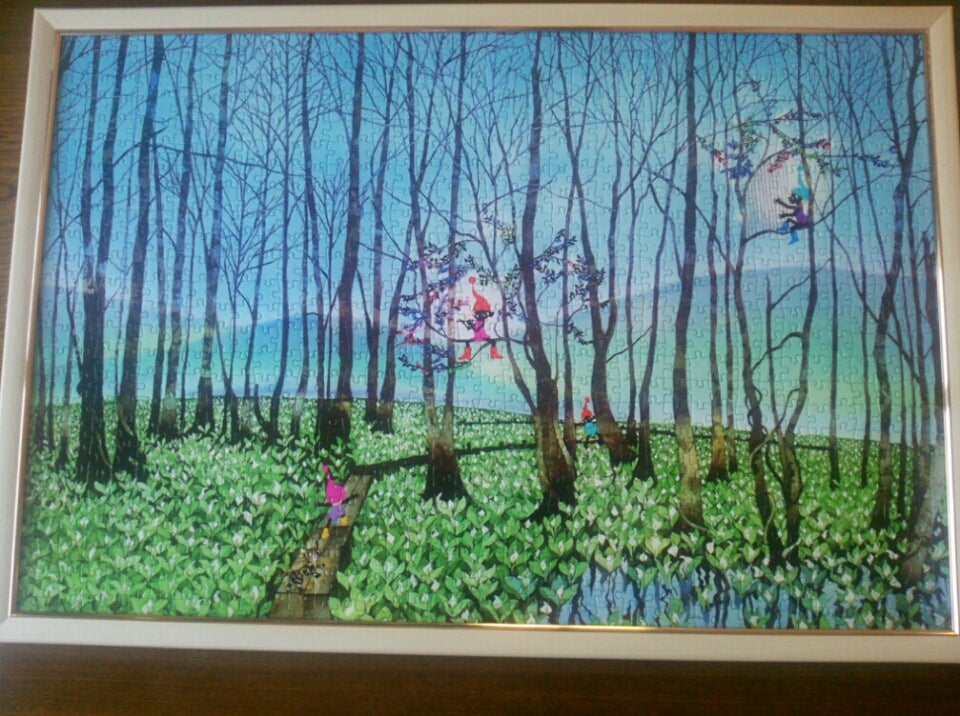 藤城清治さんの湿原のミズバショウとこびと。 | ともりんともりんのブログ