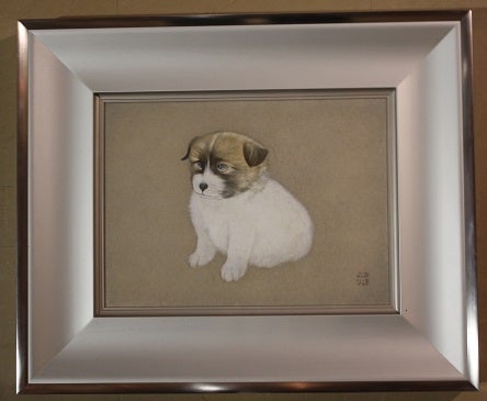 竹内浩一「仔犬」 平子真理「子猫」】 | 福島県郡山駅前の画廊