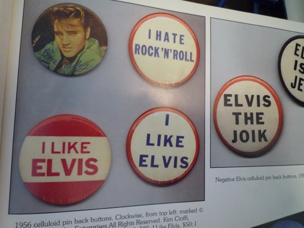 I LIKE ELVIS でか缶バッチ | ELVIS PRESLEY命 KING CREOLEのブログ