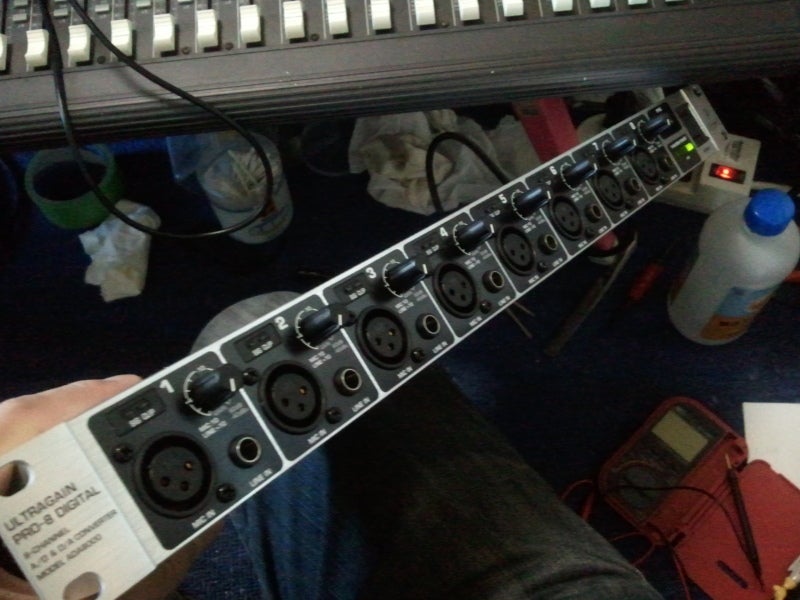 ベリンガー ADA8000 8ch マイクプリ&AD/DA | サウンドエンジニア 大城